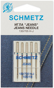 Иглы для швейных машин Schmetz №100 для джинсы