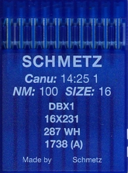 Иглы для промышленных машин Schmetz DBx1 №100