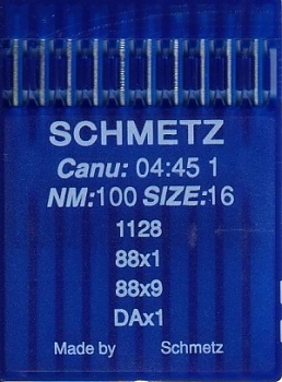 Иглы для промышленных машин Schmetz DAх1 №100
