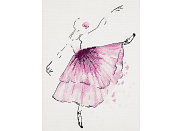 Набор для вышивания PANNA C-1886 (Ц-1886) "Балерина. Анемон"