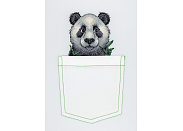 Набор для вышивания М.П.Студия 241 "Веселая панда"