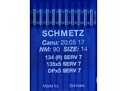 Иглы для промышленных машин Schmetz DPx5 SERV7 №90