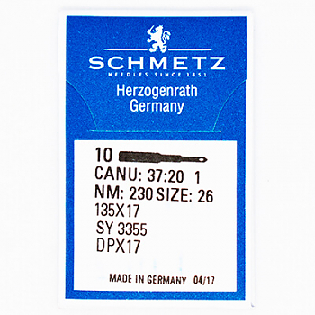Иглы для промышленных машин Schmetz DPx17 №230