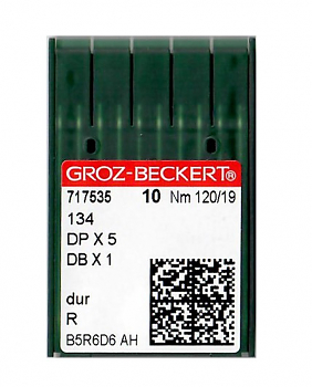 Иглы для промышленных машин Groz-Beckert DPx5/134 №120/19 10 шт.